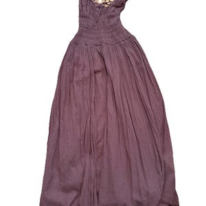 Free People Feeling Bonita Midi Size S | brown boho backless beach dress image 3