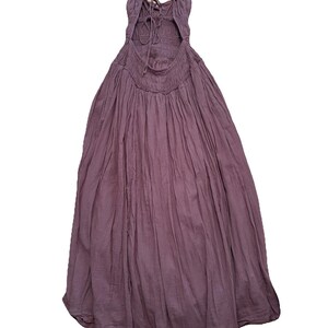 Free People Feeling Bonita Midi Size S | brown boho backless beach dress image 4