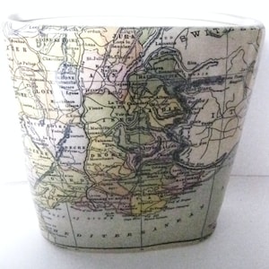 All Ceramic Vase FRANCE with Old World Charm