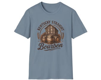 Kentucky Straight Bourbon T-Shirt | Whiskey Barrel Distillery Graphic