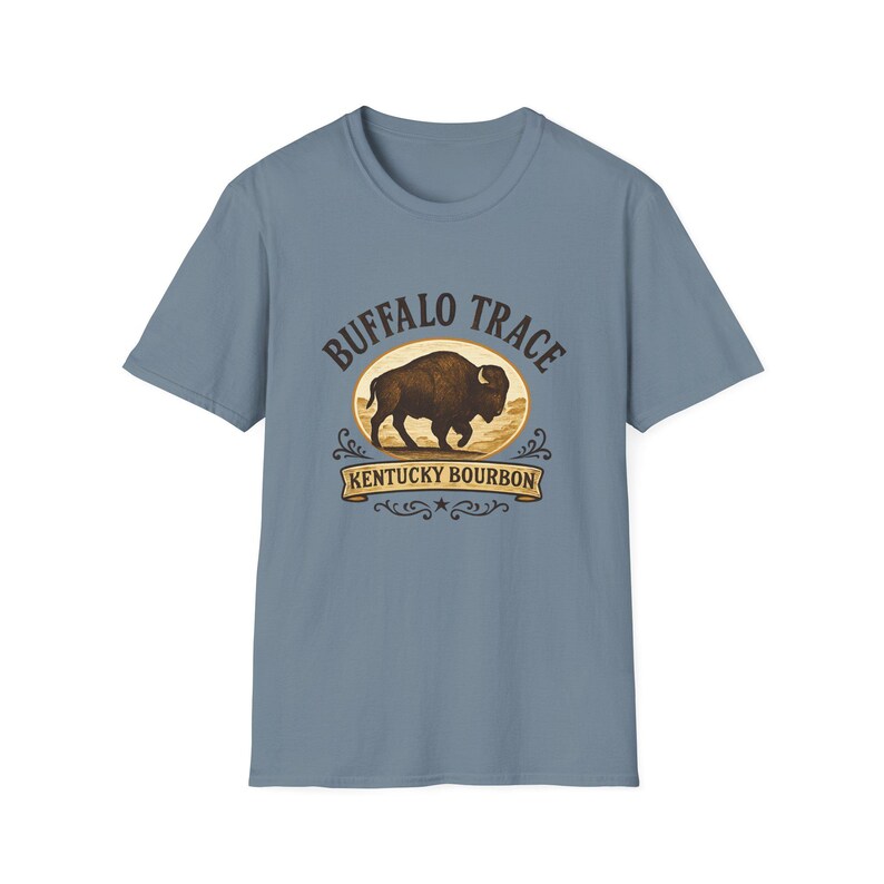 Buffalo Trace Kentucky Bourbon T-Shirt | Vintage Buffalo Logo image 9