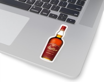 Weller Bourbon Bottle Sticker | Kiss-Cut Sticker