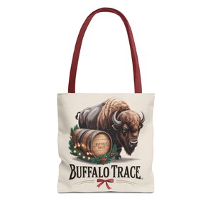 Buffalo Trace Distillery Illustration Tote Bag | Barrel Whiskey Logo Tote image 10