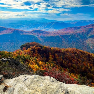 Fall Mountain Scenes of North Carolina