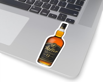 Weller Bourbon Bottle Sticker | Bourbon Label Art