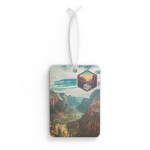 Zion Nature-Inspired Car Air Freshener, Scenic Decor for Car, Eco-Friendly Air Freshener, Gifts for Nature Lovers, Aromatic Travel Companion