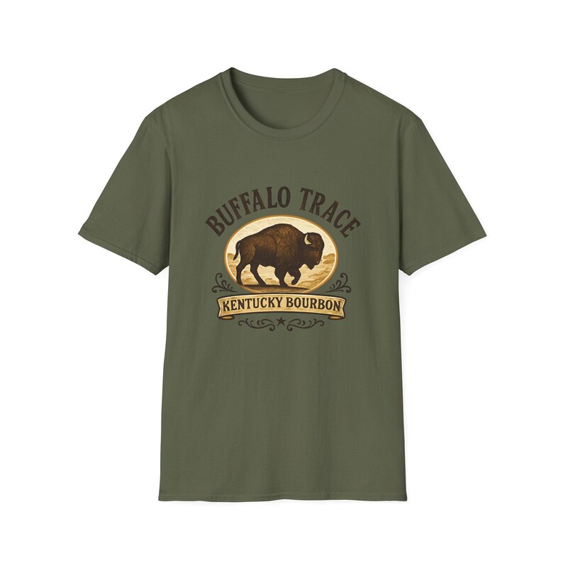 Buffalo Trace Kentucky Bourbon T-Shirt | Vintage Buffalo Logo image 5