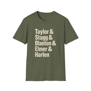 Camiseta con los nombres de los maestros destiladores de Buffalo Trace / Ropa para amantes del whisky imagen 5