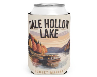 Dale Hollow Lake Sunset Marina Can Cooler Sleeve