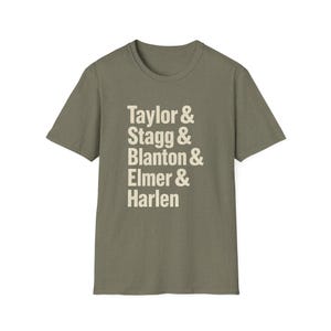 Camiseta con los nombres de los maestros destiladores de Buffalo Trace / Ropa para amantes del whisky imagen 1