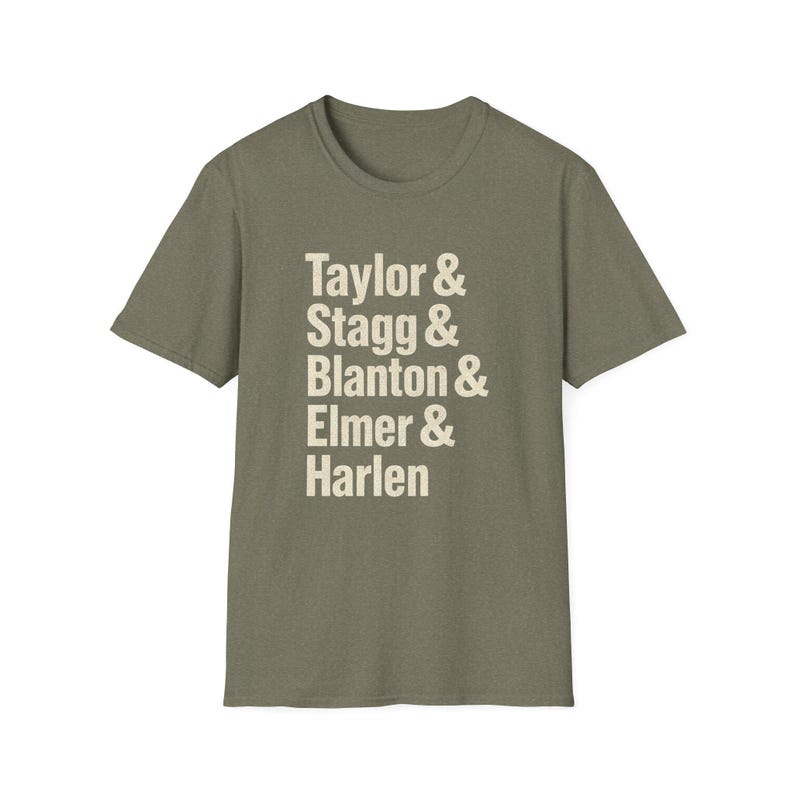Camiseta con los nombres de los maestros destiladores de Buffalo Trace / Ropa para amantes del whisky imagen 1