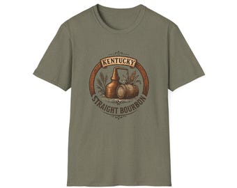 Kentucky Straight Bourbon T-Shirt, Southern Pride Unisex Tee