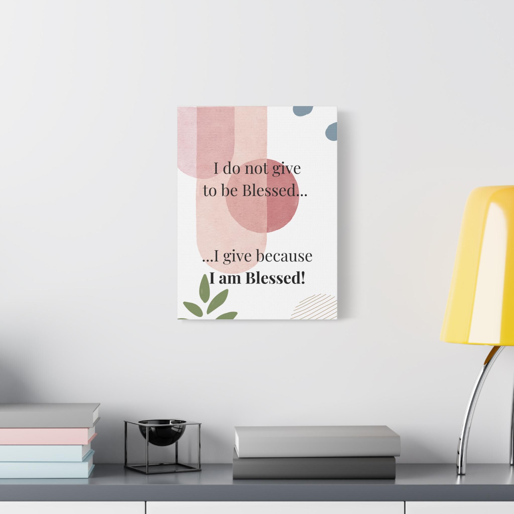 Canvas Print, Modern Elegance and Sentiment, Wall Art Gift for Housewarmings, Birthdays, Minimalist Decor, 12x16 24x32 32x48 40x60 Inches
