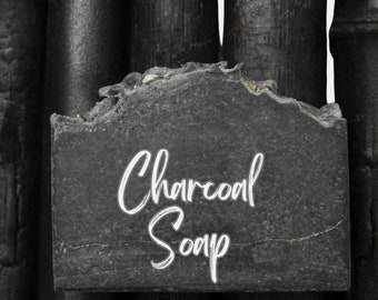 Charcoal Soap | Detox Soap | Shea Butter Soap | Handmade Soap | Moisturizing Soap | Brown Sugar Naturals | Fragrance Free | Dermatitis Soap