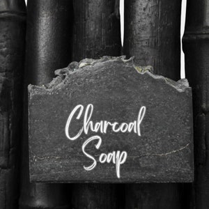 Charcoal Soap | Detox Soap | Shea Butter Soap | Handmade Soap | Moisturizing Soap | Brown Sugar Naturals | Fragrance Free | Dermatitis Soap