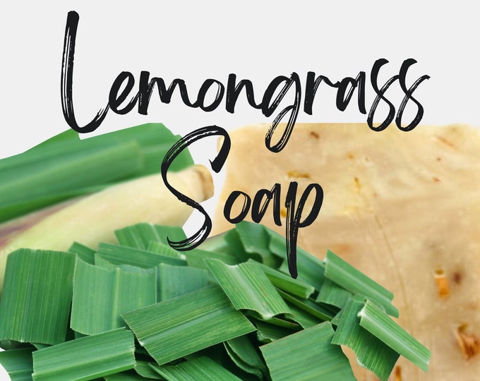 Lemongrass Shea Butter Soap | Brown Sugar Naturals | Natural Skin Care | Lemongrass Soap | Handmade Soap | Essential Oil Soap