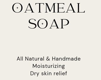 All Natural Oatmeal Shea Butter Soap