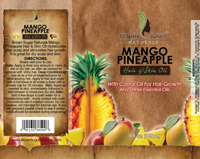 Hair & Skin Oil - Mango Pineapple