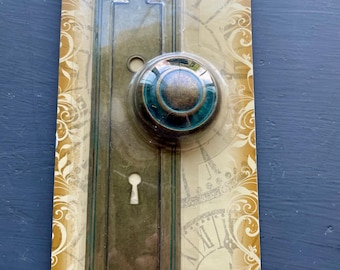 Graphic 45 Geometric Metal Door Plate and Knob