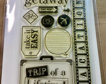 Hero Arts - Getaway Travel Stamp Set