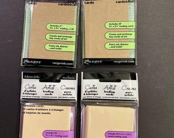 Ranger Inkssentials Surfaces Artist Trading Cards