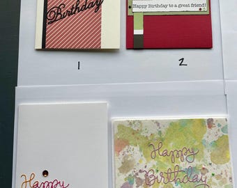 Handmade Happy Birthday Cards