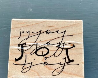 Joy Rubber Stamp