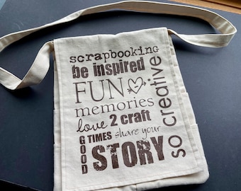 Scrapbook Over The Body Tote Bag