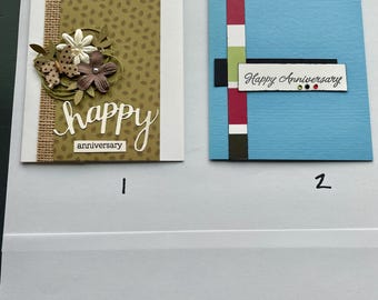 Handmade Anniversary Cards