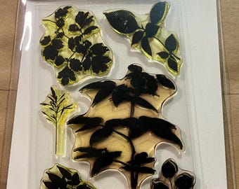Hero Arts - Delicate Leaf Clusters Stamp Set