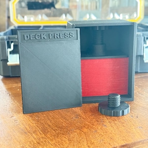 TCG Deck Press for 100+ Double Sleeved Cards - MTG Commander Compatible