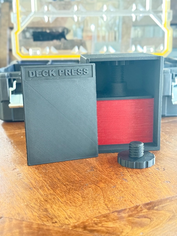 TCG Deck Press for 100+ Double Sleeved Cards - MTG Commander Compatible -  Enclosed & Travel Ready - Etsy