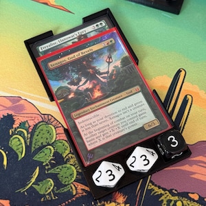 3D Printed MTG Command Zone: Partner Commander, Dice Tracker - Stanley/Dewalt Compatible
