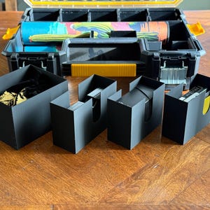 3D Printed MTG/TCG Organizer: Fits Stanley/Dewalt 10-Compartment Case
