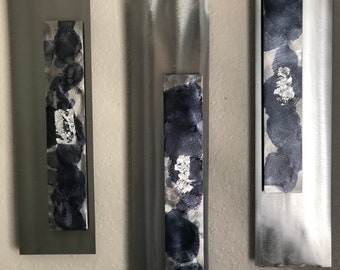 Metal wall art abstract | Etsy