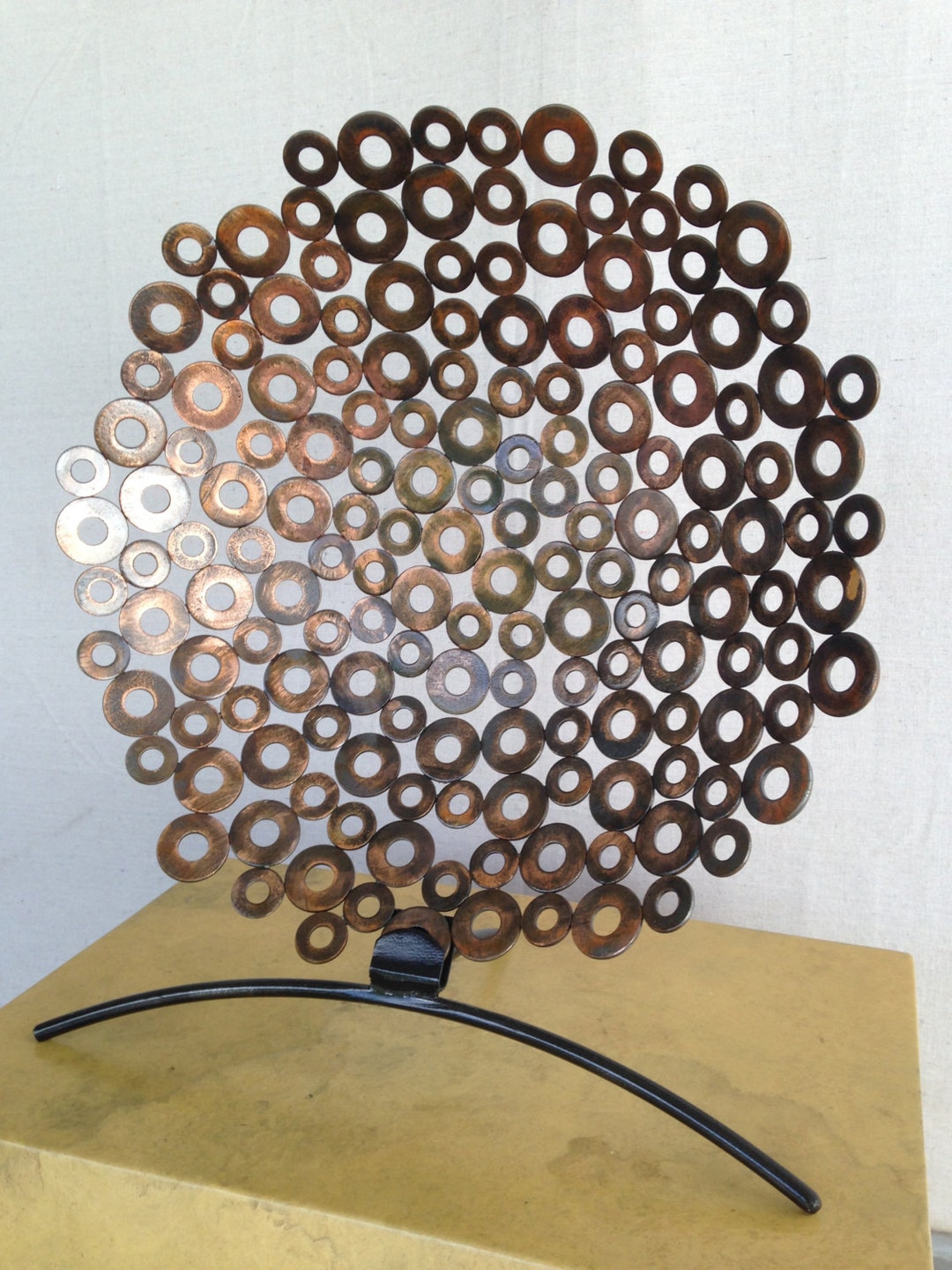 Abstract Metal Wall Art Sculpture by Holly Lentz - Etsy