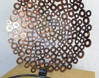 Abstract Metal Wall art sculpture  by Holly Lentz