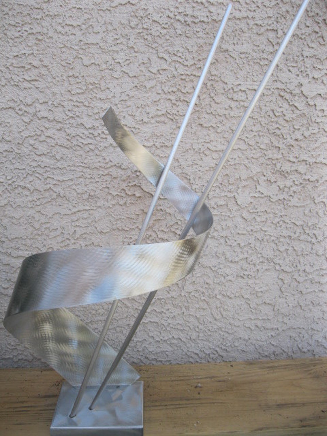 Abstract Metal Free Standing Art Sculpture by Holly Lentz Etsy