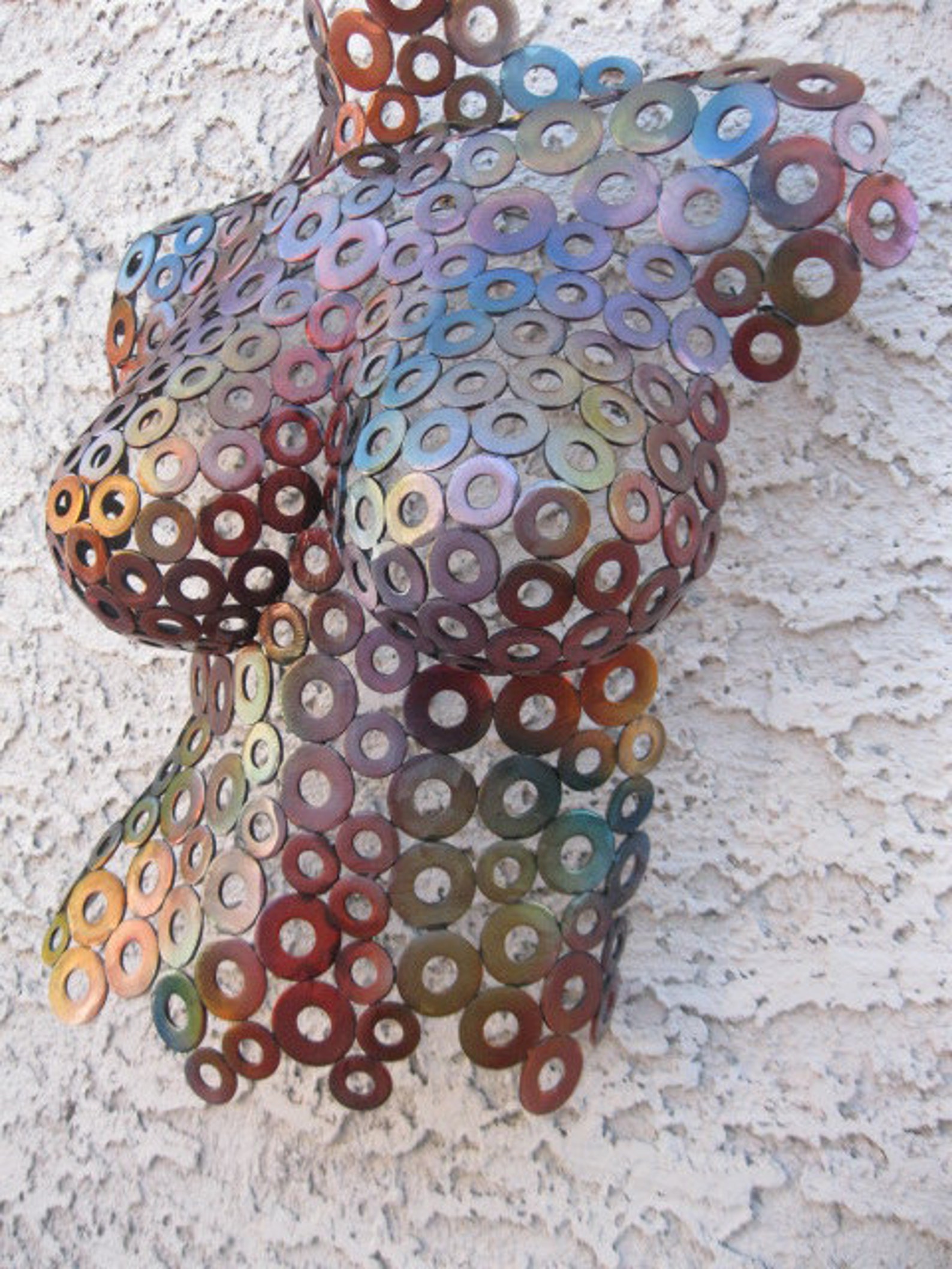 Metal Wall art sculpture abstract torso by Holly Lentz sexy Etsy