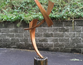 Abstract Free standing Sculpture by Holly Lentz