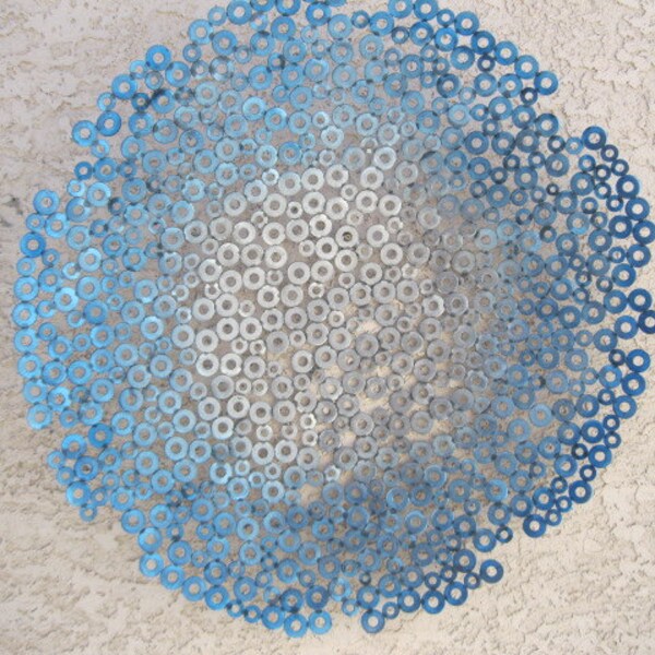 Metal art sculpture by Holly Lentz Abstract Contemporary