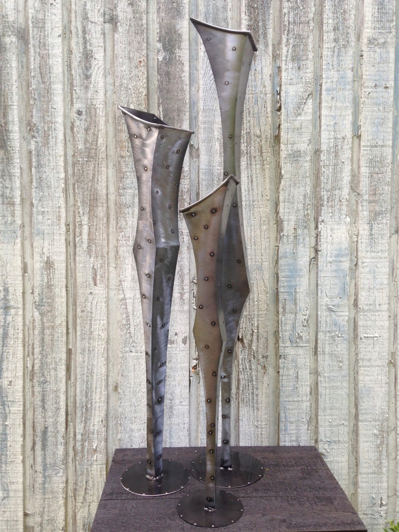 Metal Art Free Standing Art Sculpture Home Decor Garden by Etsy