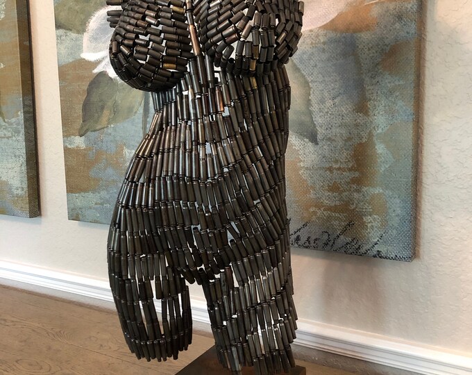Metal Art Sculpture Bullet Art Home Decor Garden Torso Sculpture by ... - Bullet Steel Decorative Metal Art Online