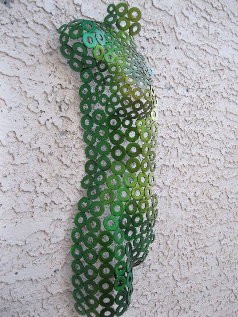 Metal Wall art sculpture abstract torso by Holly Lentz  metal torso