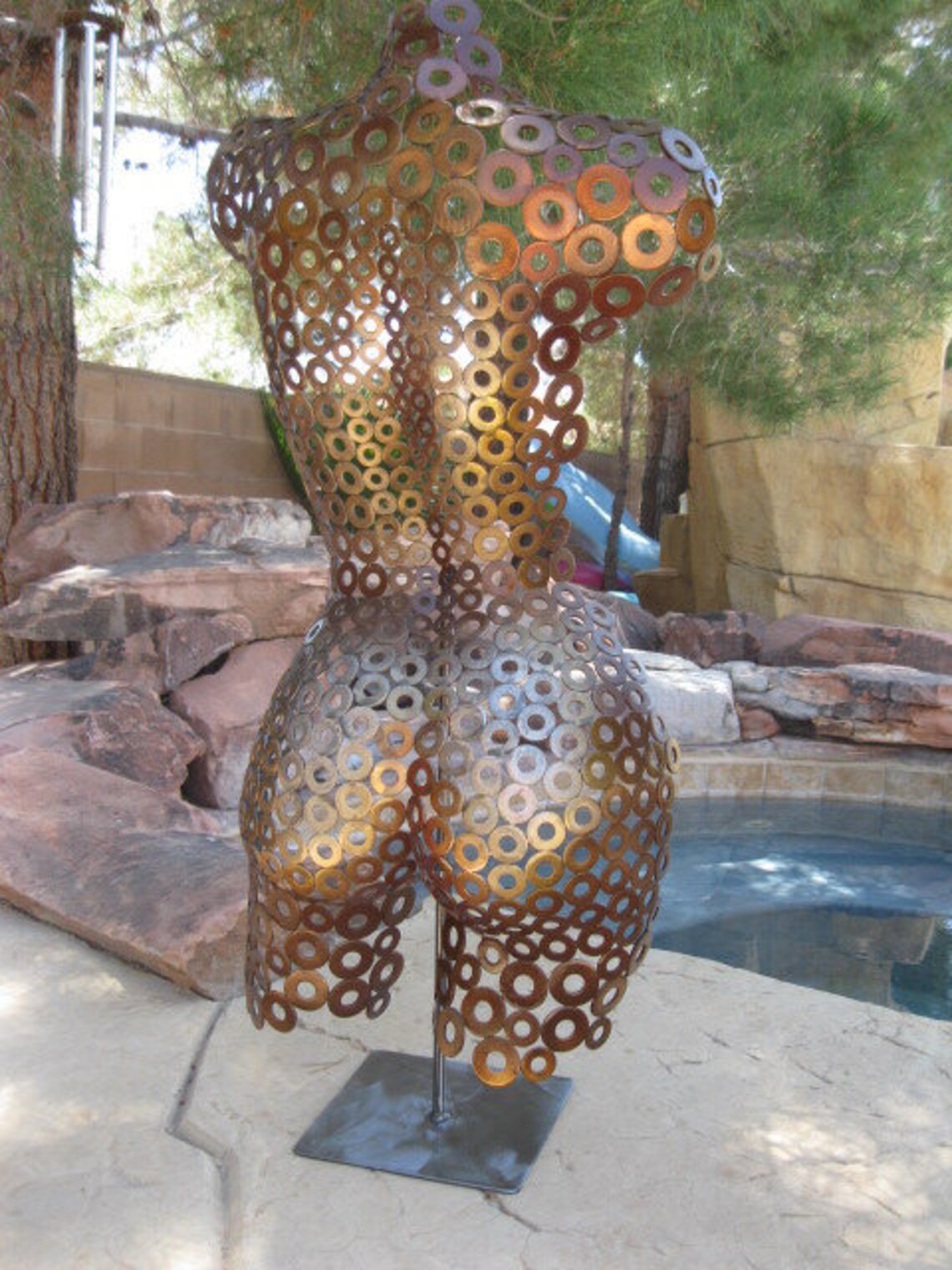 Abstract Free standing Sculpture by Holly Lentz Etsy