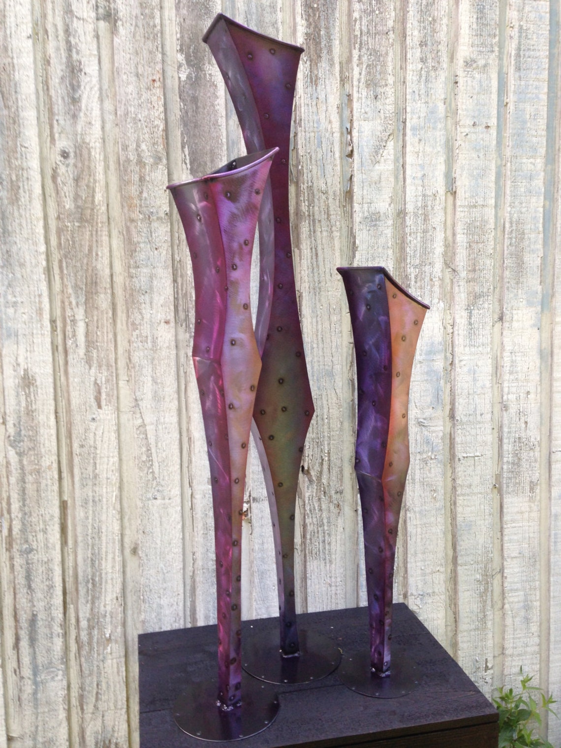 Metal Art Free Standing Home Decor Art Sculpture by Holly Etsy