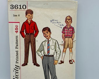 Simplicity 3944 ChildrenUnisex Bottoms and Tops Pattern Size 6