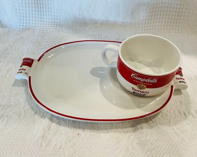 Campbell's Soup Cup and Plate Set Westwood 1994 Etsy