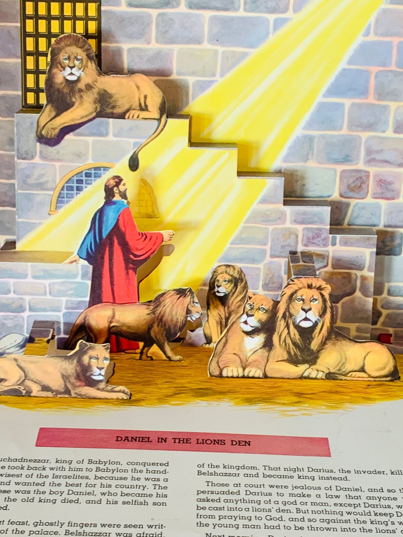 Bible Stories From the Old Testament POP UP Action Pictures - Etsy