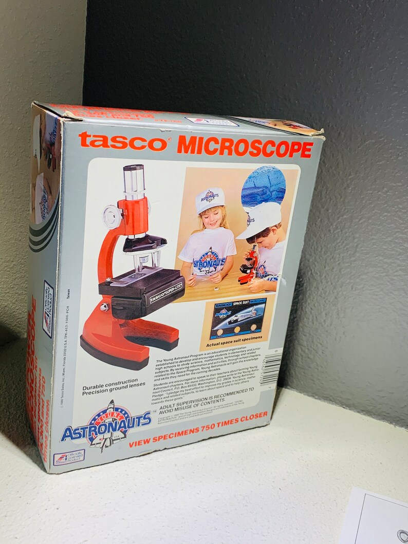 Tasco Superlite Microscope Complete in Box Instructions and Etsy